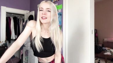 Blonde Amateurs Destroyed Victoria Secret Simple Lingerie Try On Haul Choked