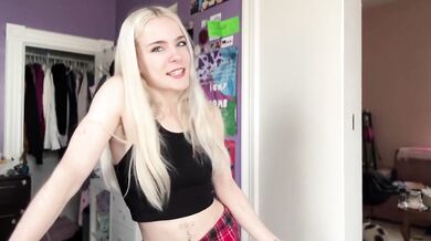 Blonde Amateurs Destroyed Victoria Secret Simple Lingerie Try On Haul Choked