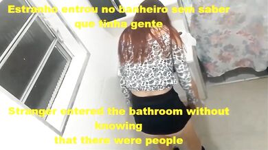 Ruiva Brasileira Destroyed Bathroom Fuck Gushing Creampie Facial Blowjob