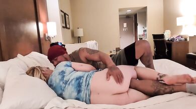 Stepson Seducing MILF Stepmom At Hotel While On Vacation Cheating Wife