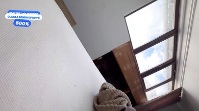 POV: Landlord let me to not pay rent and ask to cum into her pussy. Creampie