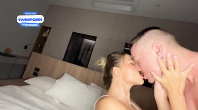 hard fuck of the sexiest blonde with blue eyes