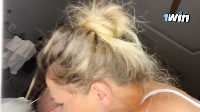 hard fuck of the sexiest blonde with blue eyes