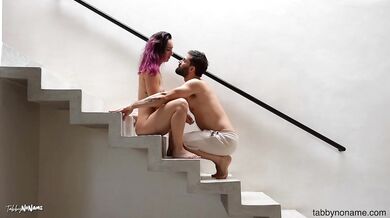 Vacation Stair Sex - Amazon, Rimming, Creampie Eating - TabbyNoName