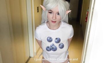 I Ordered Uber For a Cute Elf Girl and She Let Me Fuck Her Throat