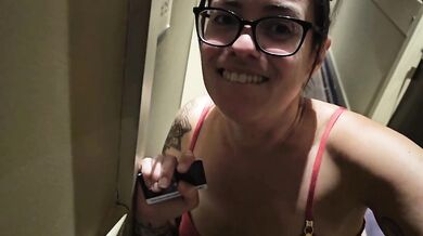 Listening to loud couple fucking in hotel as I rub my clit and finger myself