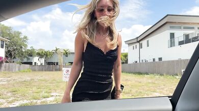 BRITISH SLUT BONNIE BLUE SUCKS his BIG COCK WHILST DRIVING IN PUBLIC x Luke Cooper