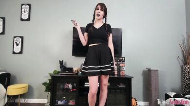 Hot Brunette Goth School Babe Uses You and your Cock to Get Back at Her Man - Amiee Cambridge