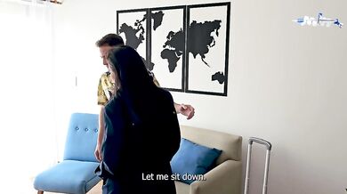 Colombian bitch pays the Airbnb owner with sex - Sarah Black