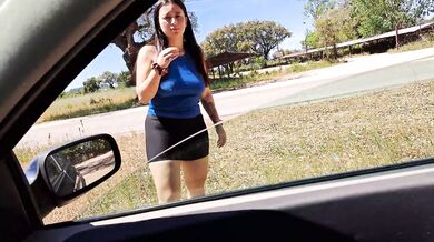 Fucking my mother's friend in a forest outdoor