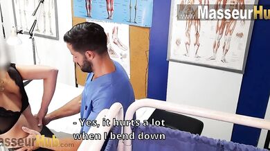 FREE VIDEO - Milf with a fitness body goes to the massage parlor of her husband's friend. CUM XXX
