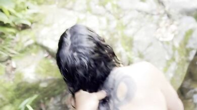 I fuck my best friend's girlfriend in the woods