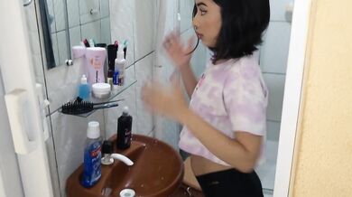 I went to visit my friend and I caught his sister masturbating and I fucked her in secret