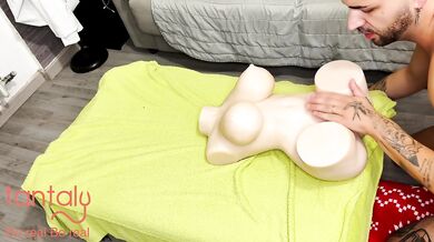 Italian MILF Stepmom Catches step Son Fucking a Tantaly Doll & Helps Him!