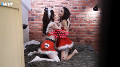 Merry Christmas 2023 _ big cock threesome _ by JUNIKTA