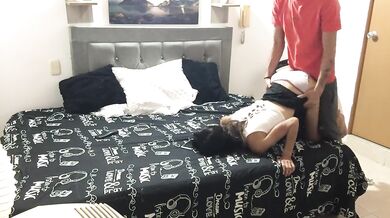 my friend came to visit and we ended up fucking in my room
