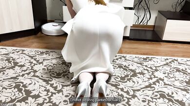 The real betrayal of the bride! Wedding night rehearsal with the groom's best friend. With conversat