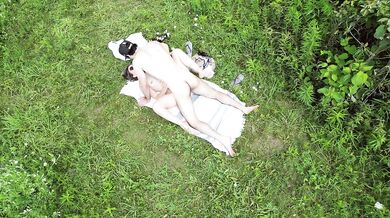 Husband uses drone to catch wife fucking his friend / Amateur Hotwife