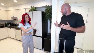 Hot Red Head Zoey DiGiacomo Does Something Naughty with Dad's Best Friend