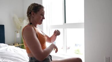 My roommate let me fuck her tight ass after I helped her - Charlie Forde