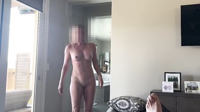 Husband Best Friend Sneaks Into House, Films MILF In Bathroom, Then Jerks Off & Cums, Voyeur