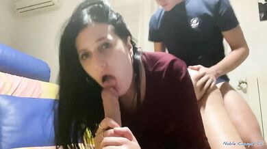 My friend's girlfriend wants two cocks