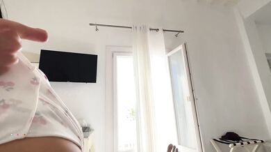 My Colombian friend got all my cum in her pussy, creampie Pov