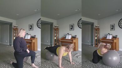 Yoga Ball vs Lexi Destroyed Gushing Choked