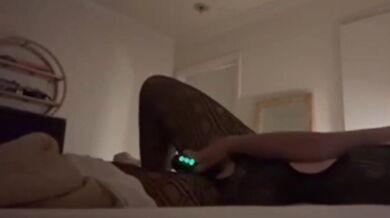 Amateur Hotwife Destroyed By Vibrator Orgasm During Pussy Worship Session