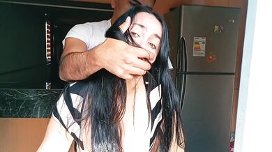 Step Mom Destroyed Me in Kitchen While Washing Dishes Big Ass Latina Rough Sex Amateur