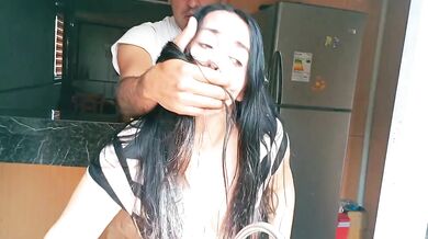 Step Mom Destroyed Me in Kitchen While Washing Dishes Big Ass Latina Rough Sex Amateur