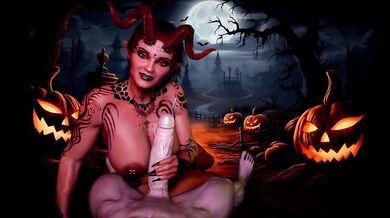 POV Succubus Blowjob Big White Cock Demon Devil Seduction