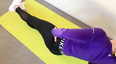 Flexible Athletic Fitgirl loves working-out on cock