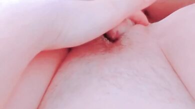 Solo amateur with camvlotv tight pink pussy squatting standing holding cock for so long