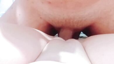 Solo amateur with camvlotv tight pink pussy squatting standing holding cock for so long