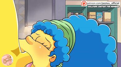 Simpsons Hentai Marge Flanders Stepmom Swallow Deeptroat Huge Tits Big Ass MILF Creampie