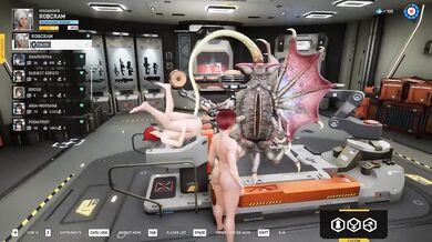 Alien Hentai Fallen Doll Destroyed Gushing DP Orgy Rough Pole Dance