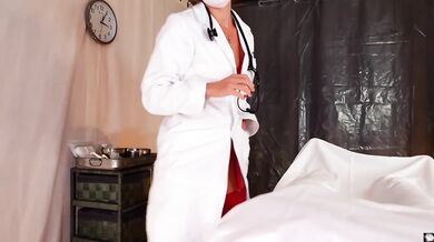 Hot Nurse POV Halloween Role Play Jerk Off and Fuck You Riding Big Dick CHP 2 The Collectoress Video
