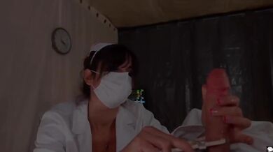 Hot Nurse POV Halloween Role Play Jerk Off and Fuck You Riding Big Dick CHP 2 The Collectoress Video