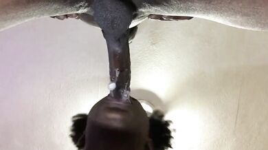 Sloppy Blowjob Ebony Deepthroat Cumshot Sloppiest Head