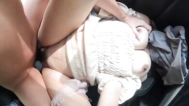 Public Car Sex Destroyed Wet Pussy With Big Tits Creampie Cumshot
