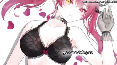 Houshou Marine Joi Destroyed Gushing Cumshot Cock Tease Femdom HD