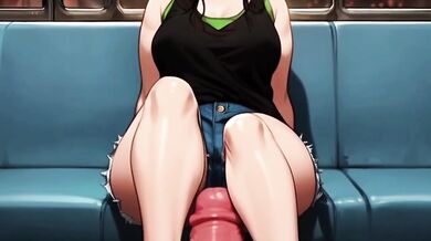 Lin Loves The Feel Of A Big Hard Cock Between Her Pretty Feet Cum Dripping
