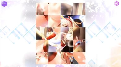 Blonde Gyaru Bunny Girl Cosplay Destroyed With Gushing Mid Entry Hentai Ecchi Anime