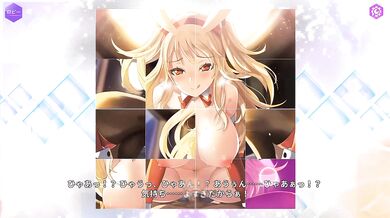 Blonde Gyaru Bunny Girl Cosplay Destroyed With Gushing Mid Entry Hentai Ecchi Anime