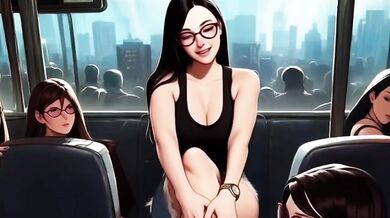 Lin Loves Giving You Footjobs On The Train