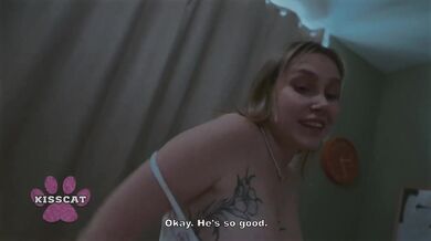 Again With My Husband Step Daughter Catches Step Mom Couples FFM MILF Big Tits