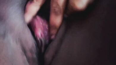 Ebony BBW Amateur Solo Masturbation Rub With Wet Pussy Exclusive HD