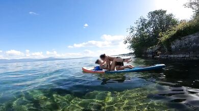 Real Amateur Couple Public Sex Paddle Ends With Massive Cumshot