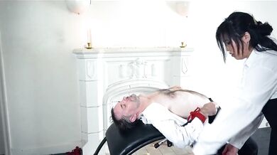 Hot Gothic Wax Play Destroyed June Love In Choked Dripping Cum Fantasy